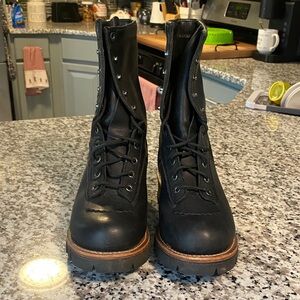 Western Chief Black Lace-Up Men's Boots